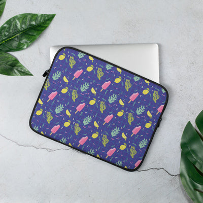 Purple Lemon Sorbet Laptop Case - Laptop Bags Australia