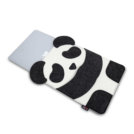 Panda Wool Laptop Sleeve - Laptop Bags Australia