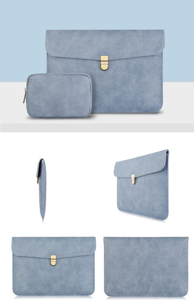 Eliza Leather Laptop Sleeve Set - Laptop Bags Australia