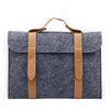 Leather Strip Wool Laptop Sleeve 11-inch - Laptop Bags Australia