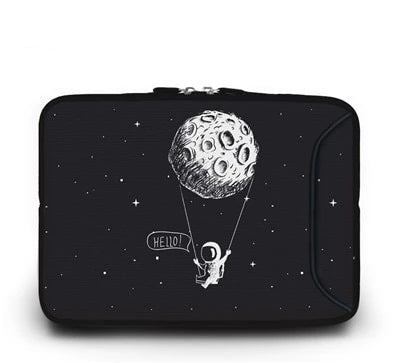 Hello From The Moon Laptop Case - Laptop Bags Australia